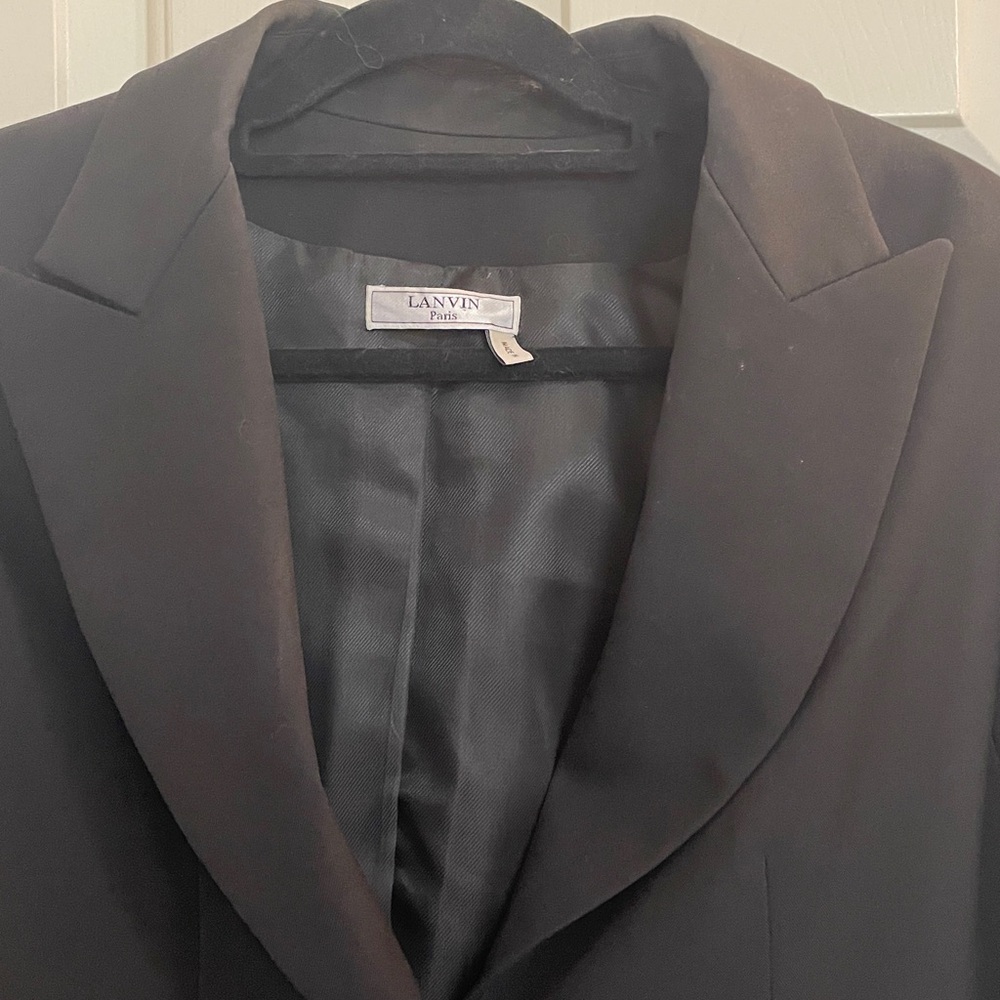 VTG LANVIN WOOL BLAZER - Picture 6 of 8